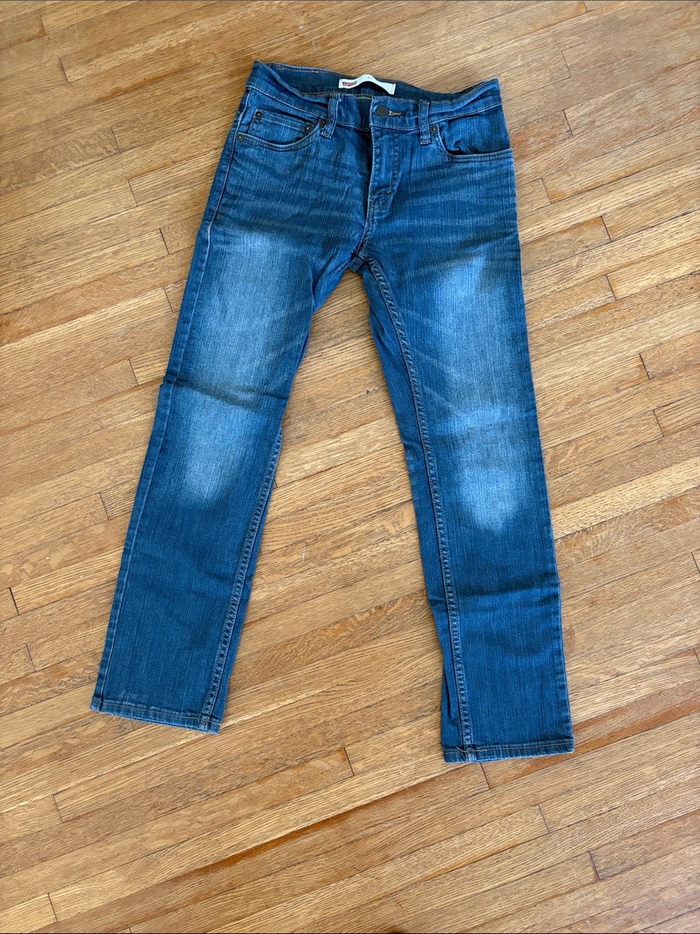 Levi's Boy’s Straight Leg Jeans in Medium Blue